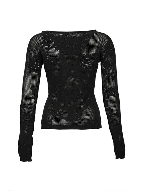 Maglia Aivita in nylon effetto pizzo Liviana Conti | F5WG26Y69-0